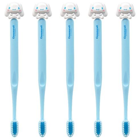 아텍스 산리오캐릭터즈 피규어 칫솔, 시나모롤, 5개입, 1개 - 유아칫솔 | 쿠팡
