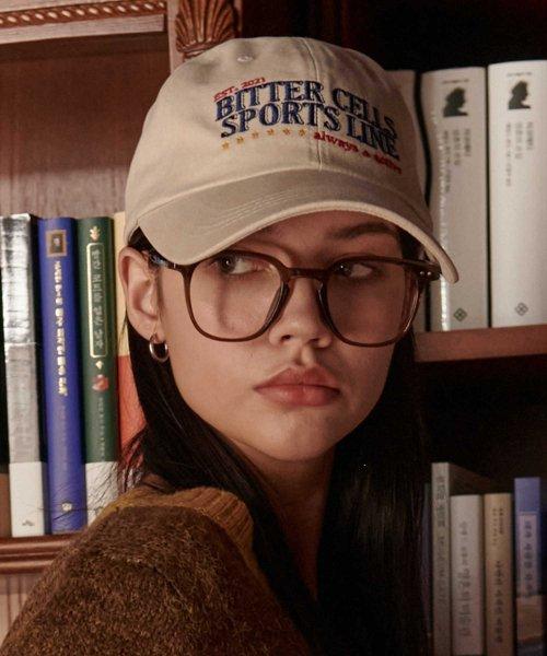 스포츠 라인 볼 캡-베이지