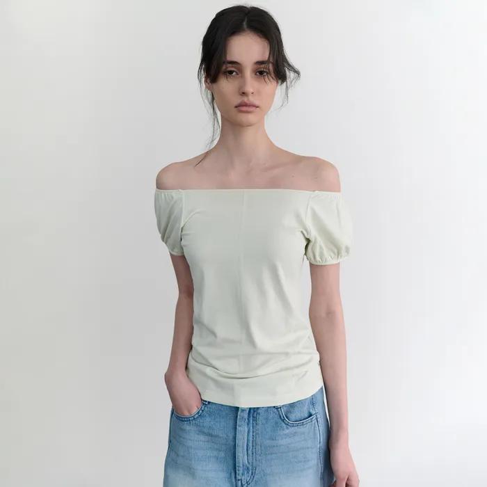 Lucy cap sleeve tee (lime)