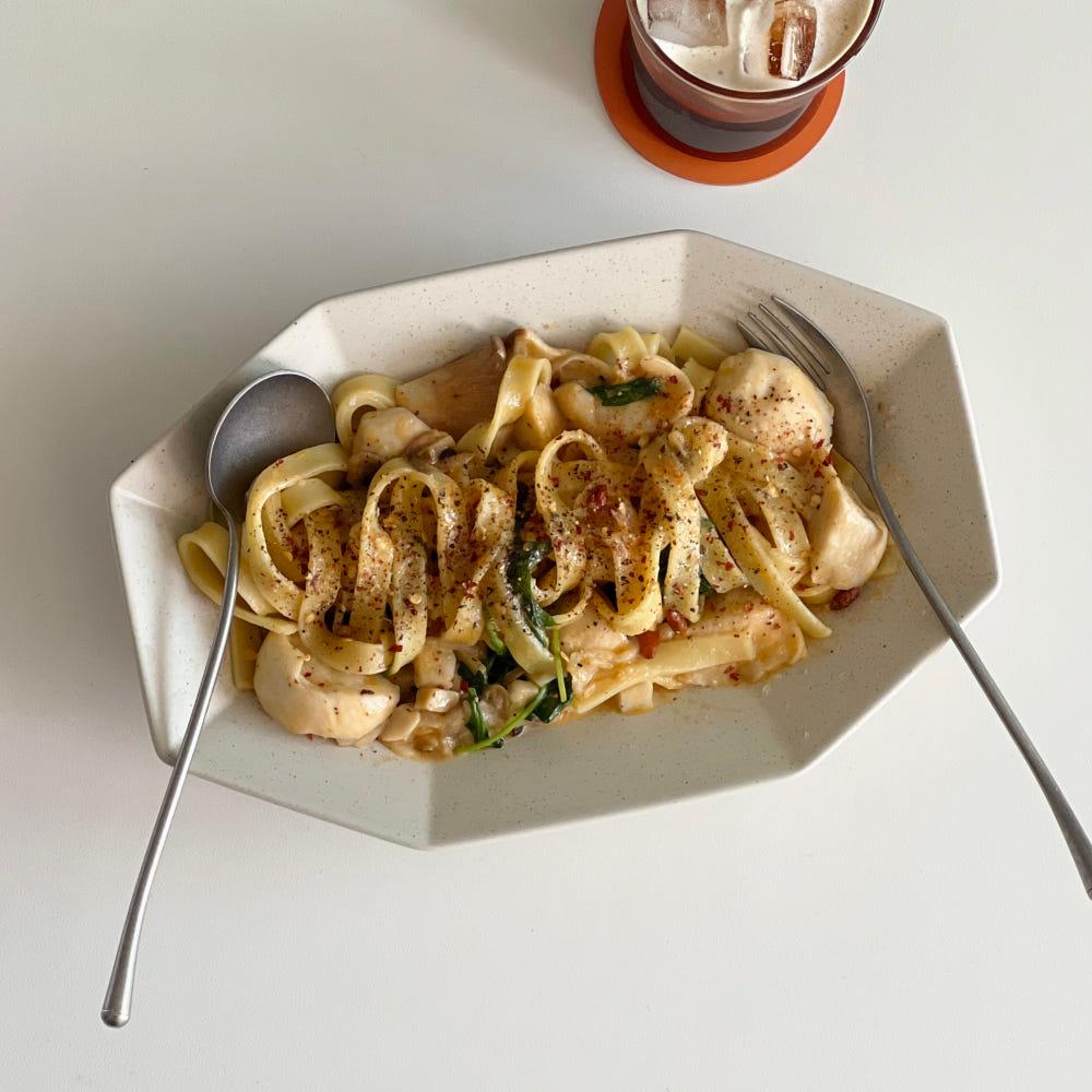 오트 팔각 플레이트 2size