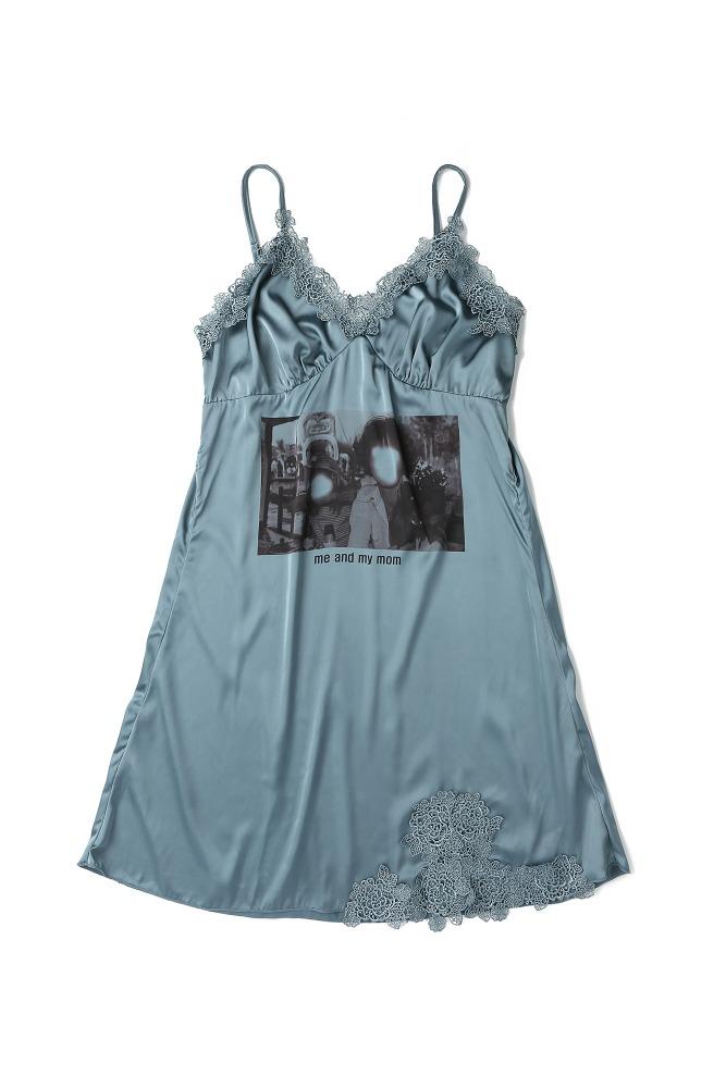 My memories lace slip BLUE