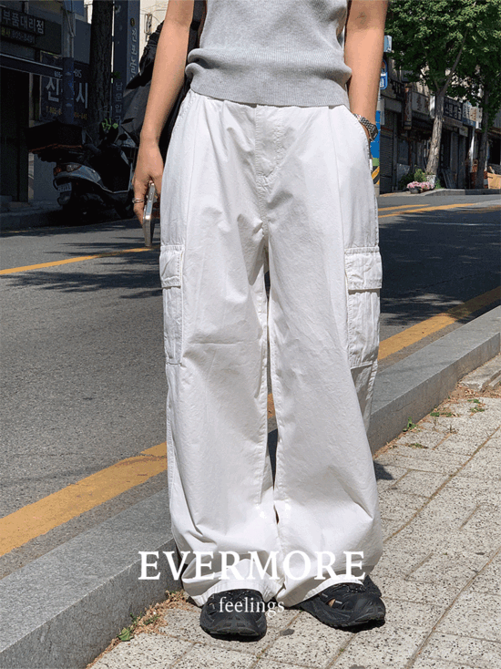 필링스 [3차/evermore] 모멘 핀턱 카고 팬츠(3color)