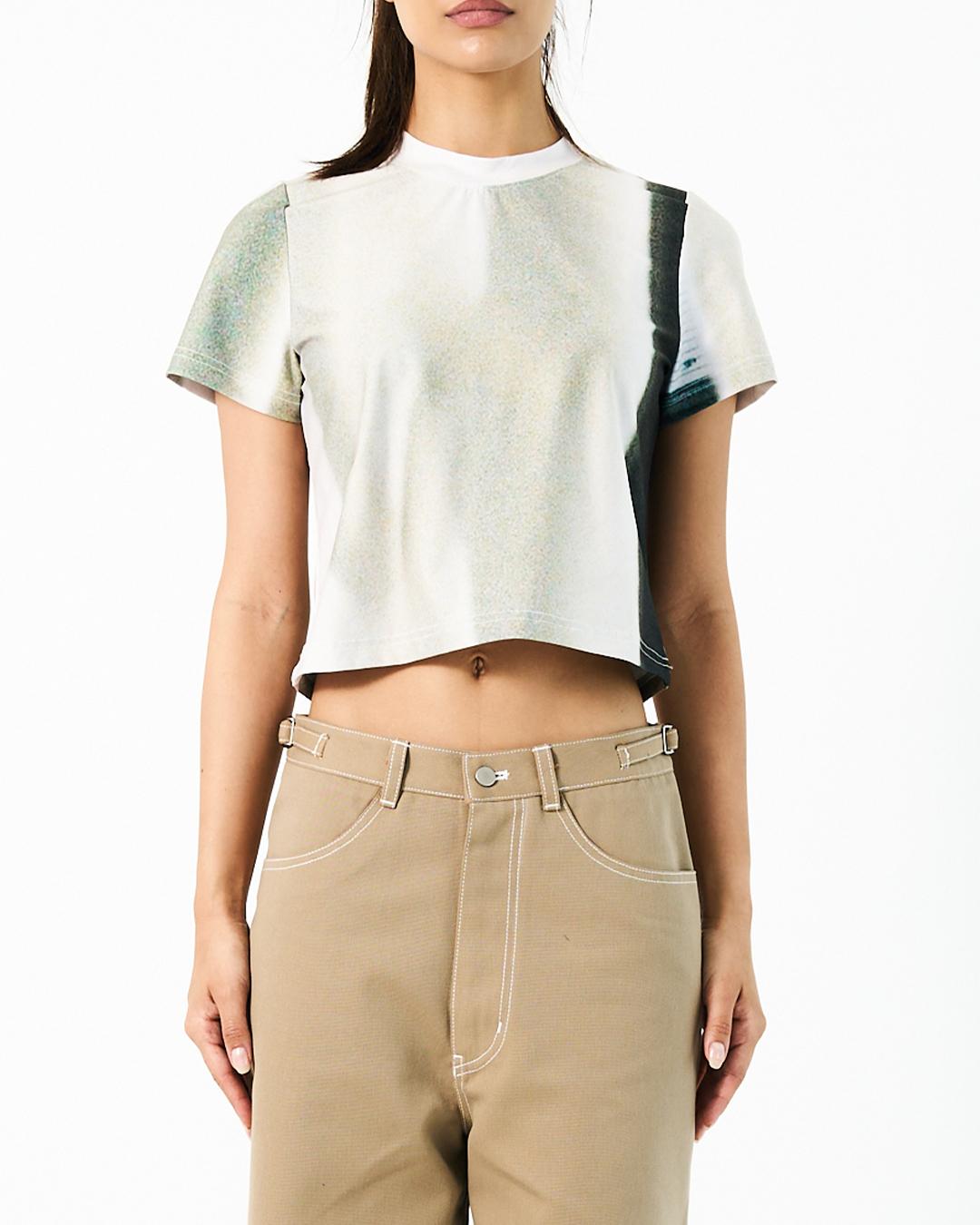 Curtain CROP T-SHIRTS (Ivory)