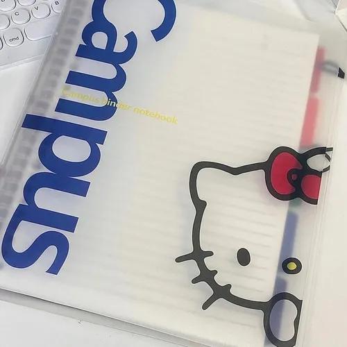 [주문폭주] 귀여운 헬로키티 캐릭터 노트북 스프링 바인더 사무용품 문구 다이어리 일기장