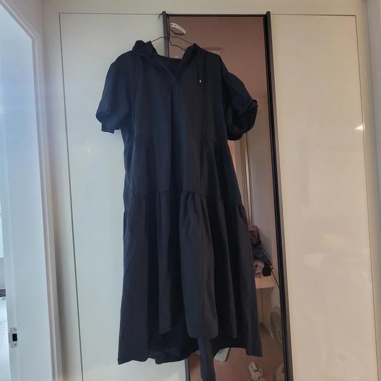 꺌랑 바스락 원피스 블랙 맘룩 66부터 강력 추천