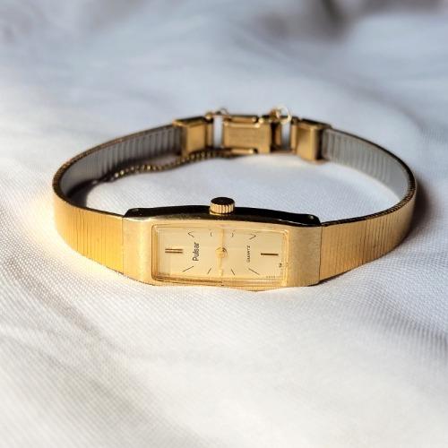 PULSAR by 빈티지 세이코 슬림 페이스 퀄츠 시계