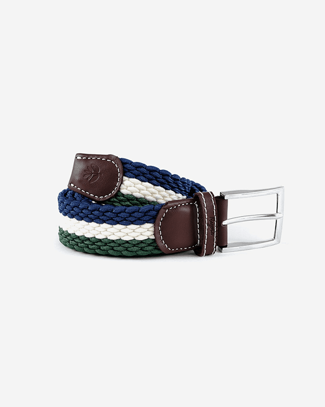 TRI BRAIDED BELT [BLUE]