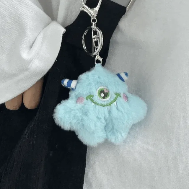 [당일발송] 파스텔 몬스터 인형 키링 👾 외눈박이 가방 열쇠고리 인형 백팩 키링