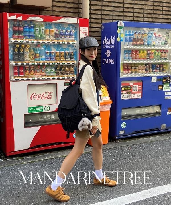 만다린트리  [MADE][+컬러추가🌸][#지그재그1등🏆/당일출고🚚/3천장돌파🔥] 디토 스트링 백팩 나일론 복조리백 보부상백 학생 여행가방 5 color 키링set/보조가방/헬스운동