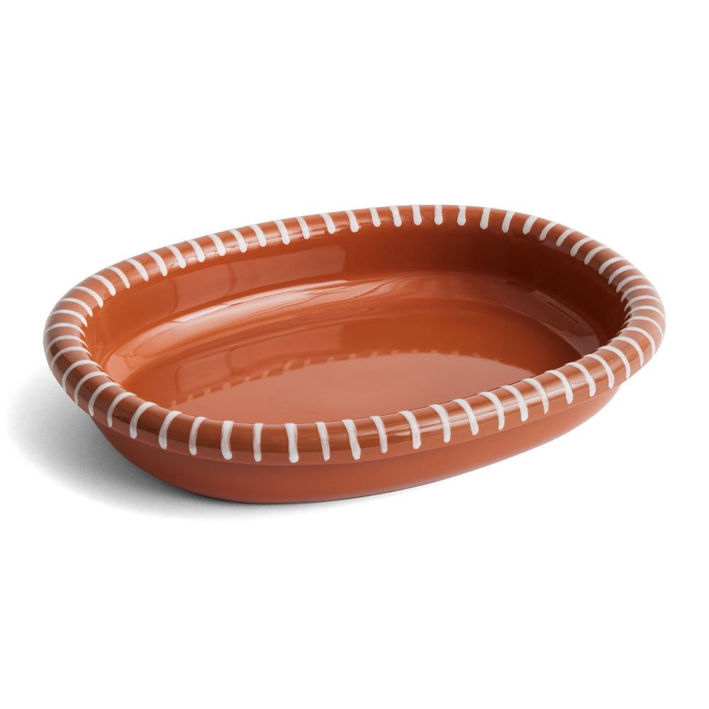 [HAY Barro Oval Dish] 헤이 바로 오벌 접시 서빙 볼 집들이선물 인테리어 L