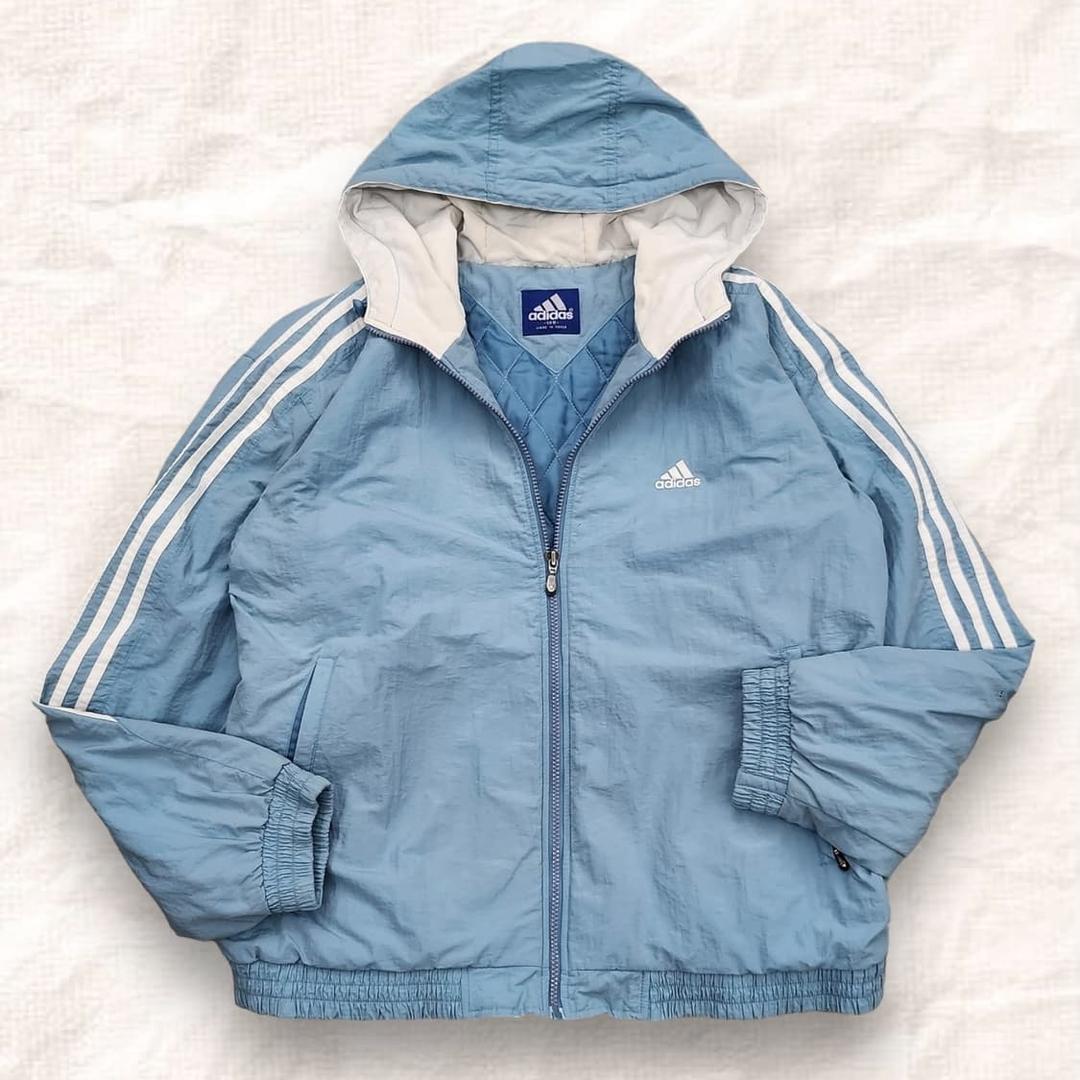 아디다스 올드스쿨 하늘색 후드 자켓 | 후루츠패밀리