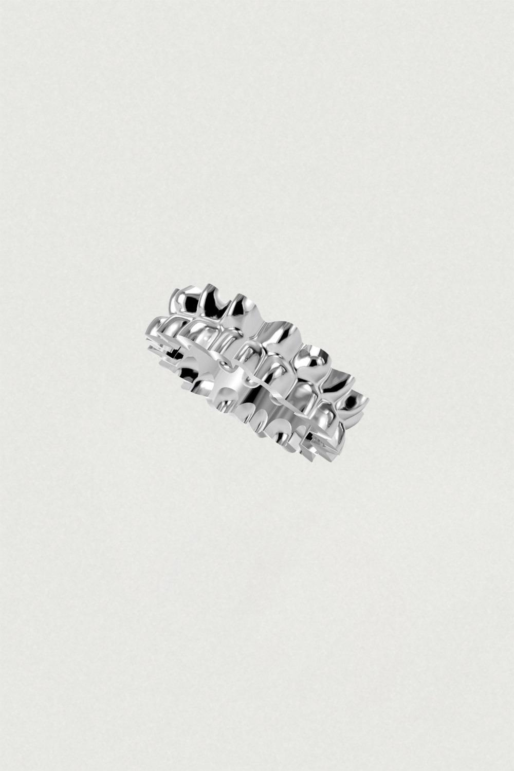 SATIN FRILL RING