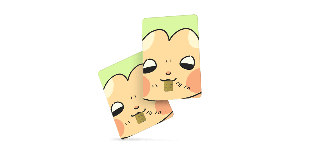 찌그러진 누룽쥐 갉갉갉! 카드 스티커 ㅣ 마플샵