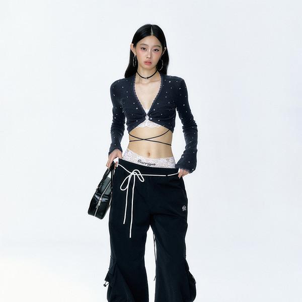 Low Waist Loose Straight Cargo Pants