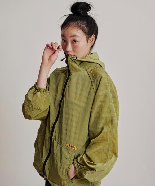 Nylon Light  Wind Jacket - Light Green