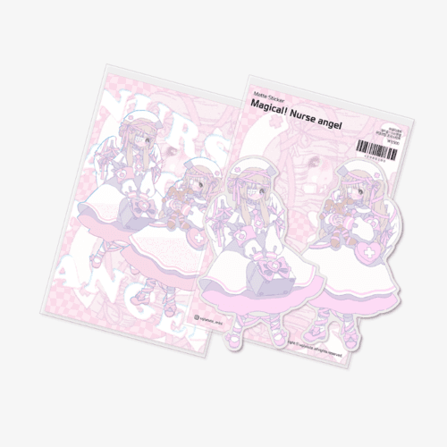 [어글리큐트]너스엔젤 조각스티커 2type