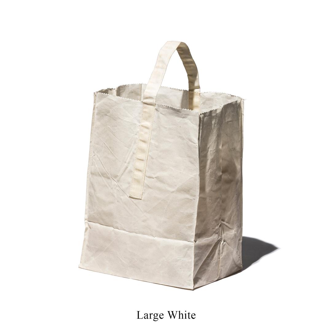 GROCERY BAG WITH HANDLE / Large - White