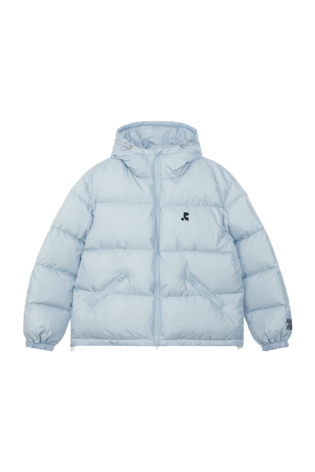 2WAY HOOD DOWN JACKET - SKY BLUE