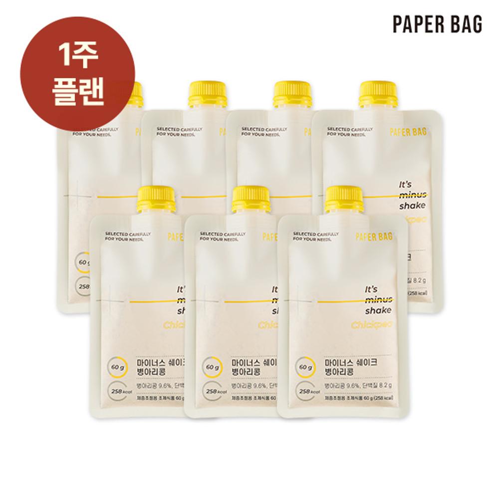 [도착보장]1주플랜 마이너스 쉐이크 병아리콩 [7개입] [원산지:원재료별 원산지 표기(상세페이지 참고)]