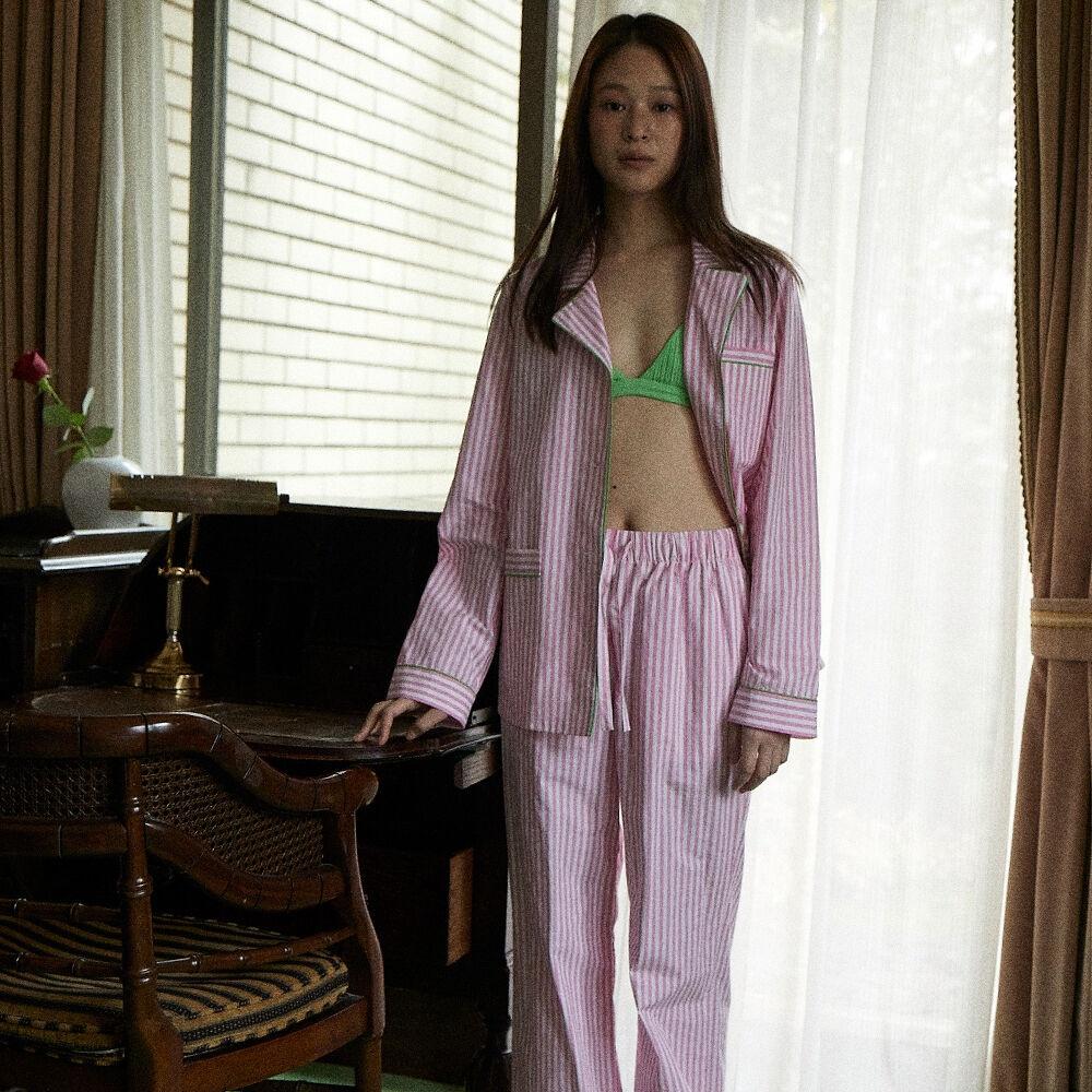 [AVAM] Stripe Pajama Set PINK [김나영, 차정원, 피버, 박나언,누가영 착용]
