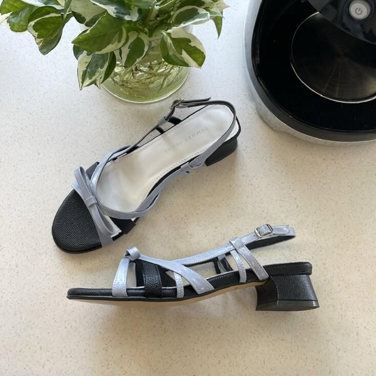 Caviar ribbon Sandal _ (5 colors)