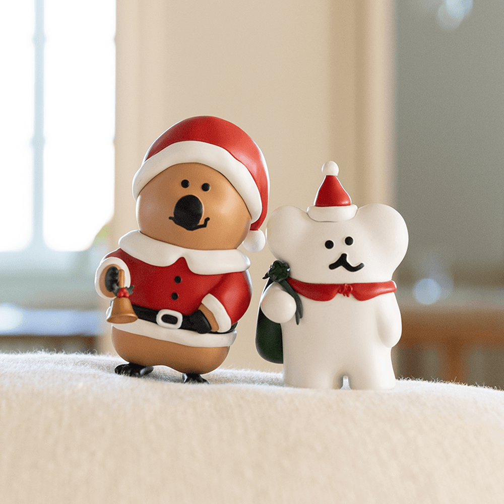 다이노탱 Marshville Santa Express 쿼카 & 보보 피규어 세트