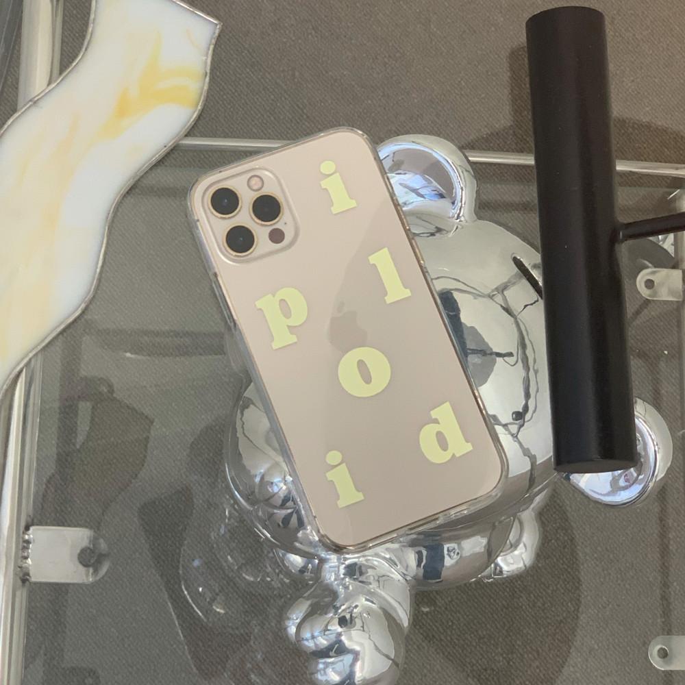 polidi logo case yellow (jelly) / 아이폰케이스