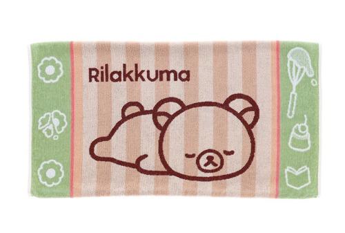 리락쿠마 타올 베개커버 '오야수미\'