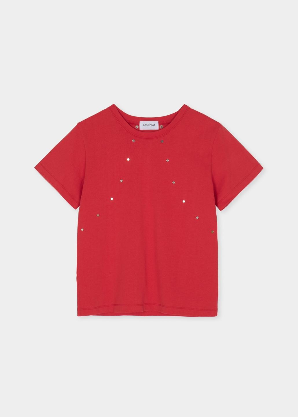 amareis Brass Rivet T (Red)