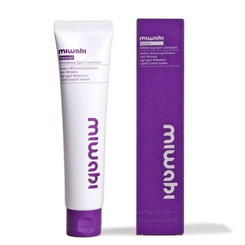미와비 화이트닝 멜라닌 색소침착 검버섯 미백 기미 크림, 75ml, 1개