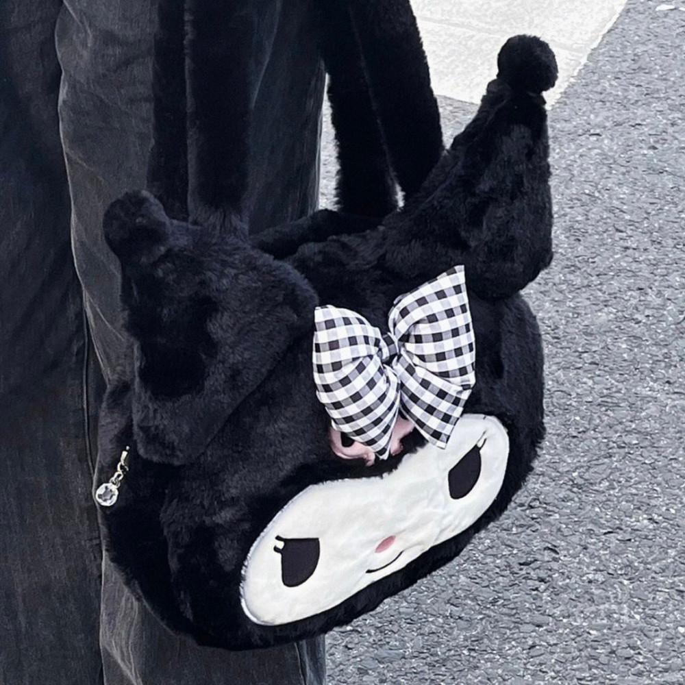 보들보들 쿠로미가방 귀여운 대용량 쿠로미패치