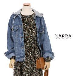 KARRA 후드탈부착데님버튼자켓_KL1FJK005C
