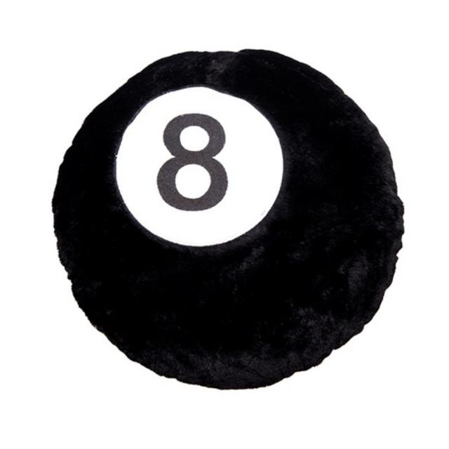 코지림 블랙 에잇볼 쿠션 베개 인스타감성 체커보드 인테리어