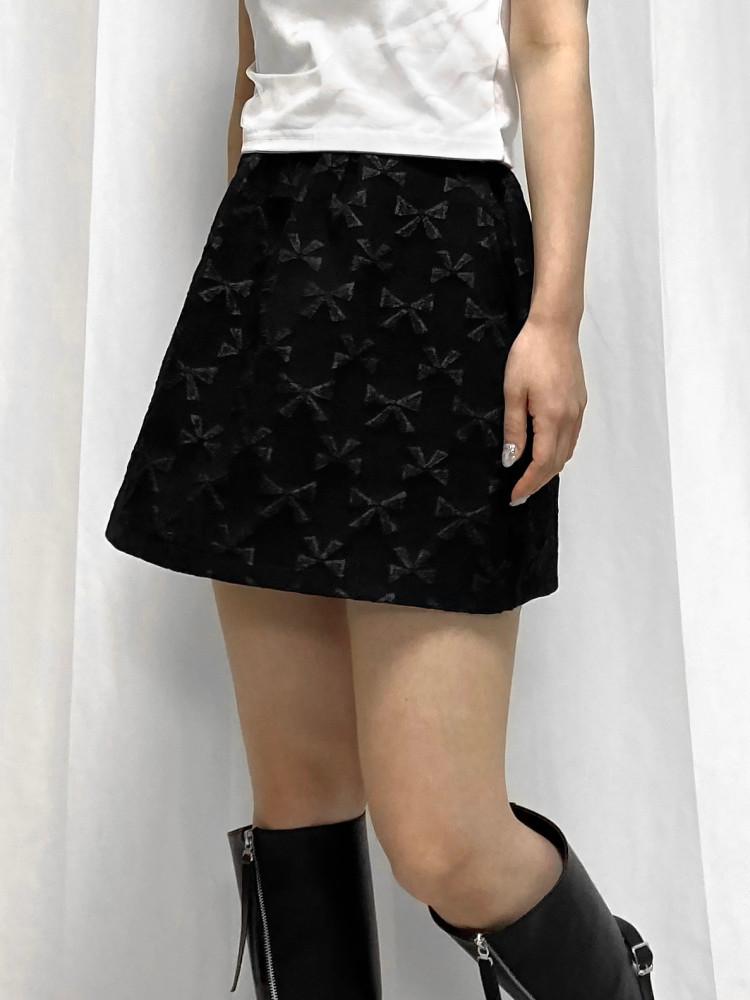 마인츠 리본 스커트 (2color)