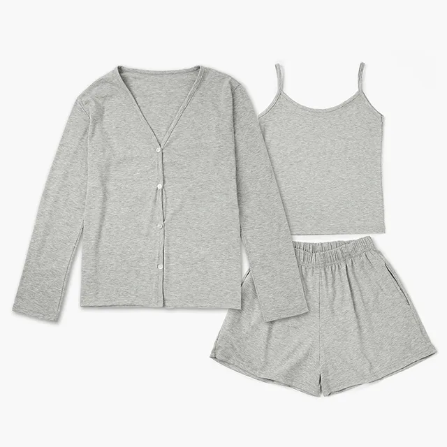 [에잇컨셉] 데이 가디건&나시&반바지 3피스세트(2color)