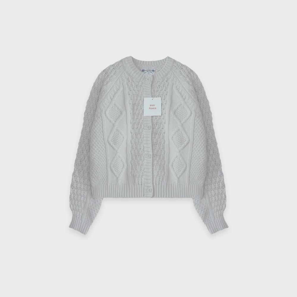Roco Alpaca Cardigan (Gray)