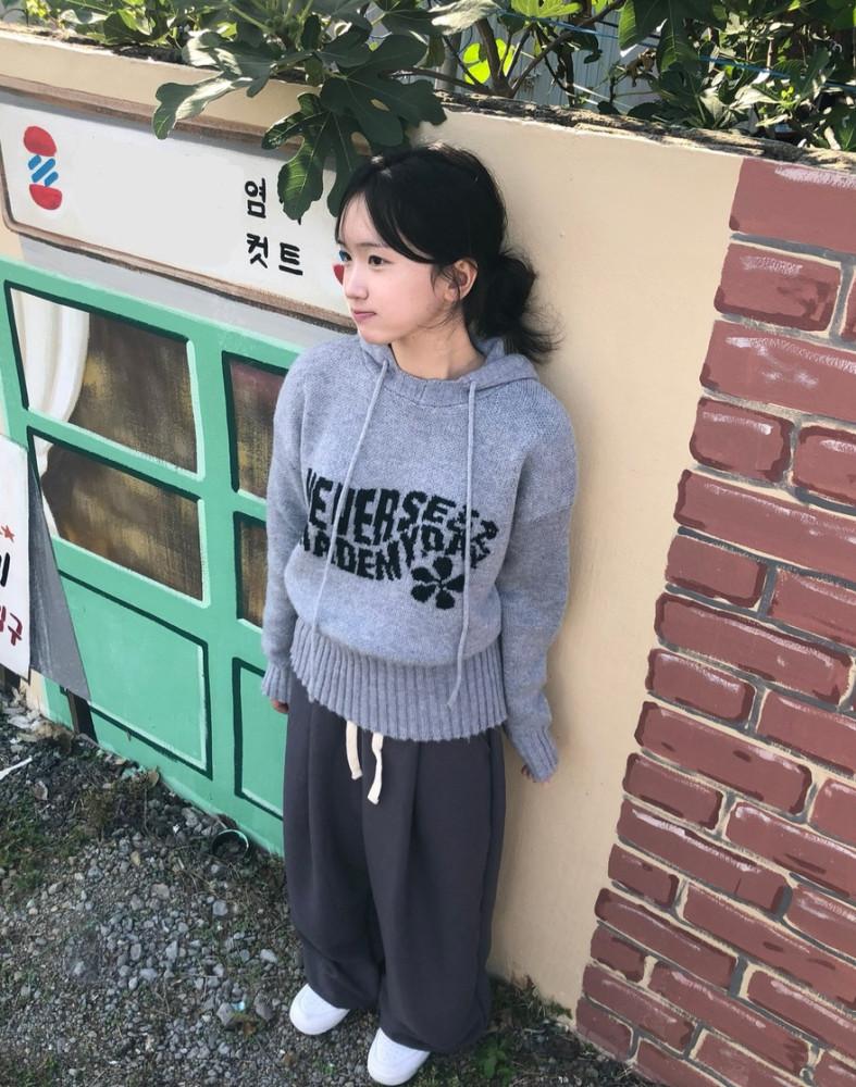 네버 후드니트(2color)