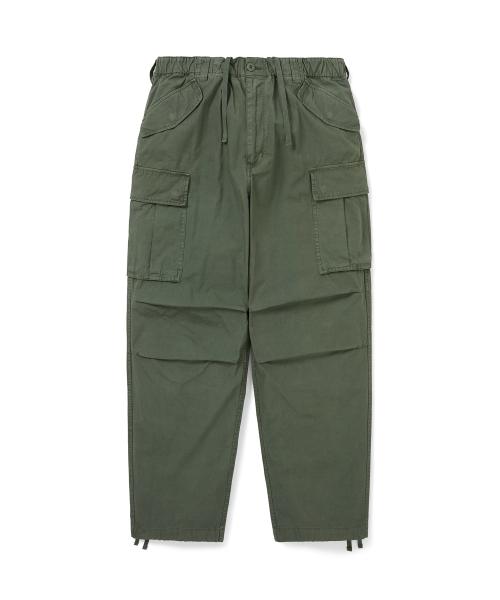 Overdyed Cargo Pant Olive Green