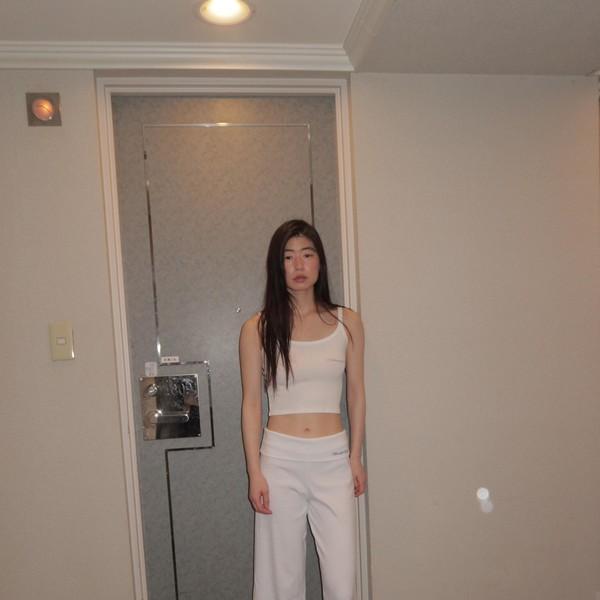 Attends for cuteness tank top (White)
