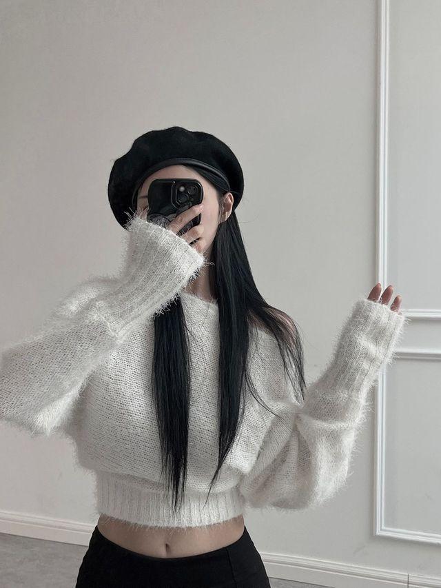 [끈조절가능] 얼굴작아보이는 울 베레모 빵모자 3컬러