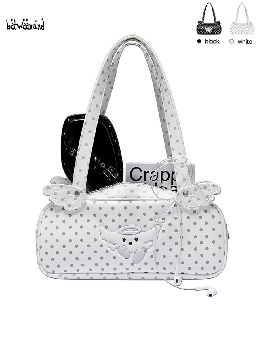 BETWEENAND X SUISO Polka Dot Wing Handbag (2color)