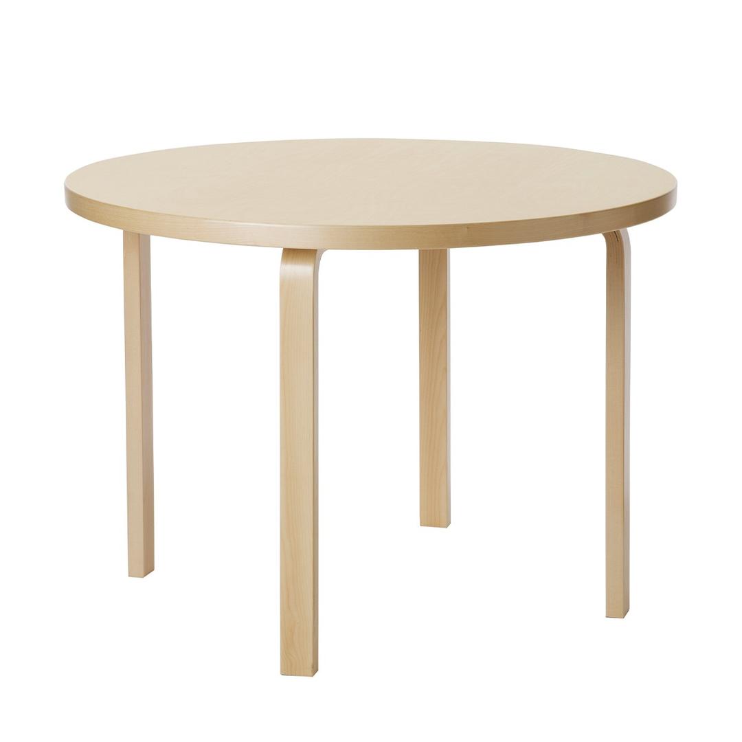 [6월 말 입고] Aalto Table 90A Ø100-3 Heights Birch