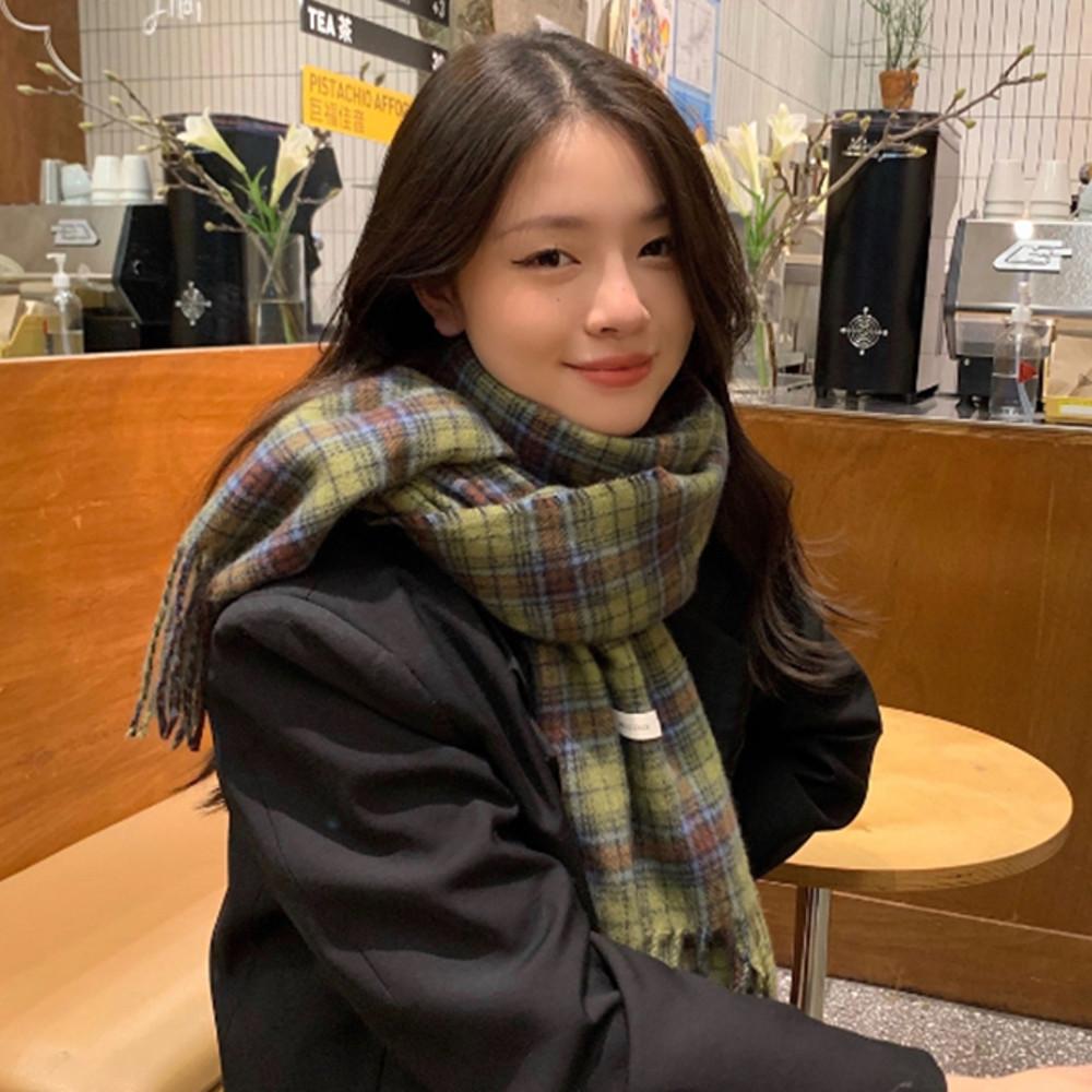 머플러 베지터블 촘촘짜임 소프트 무지 캐시미어 커플 목도리 선물 남녀공용