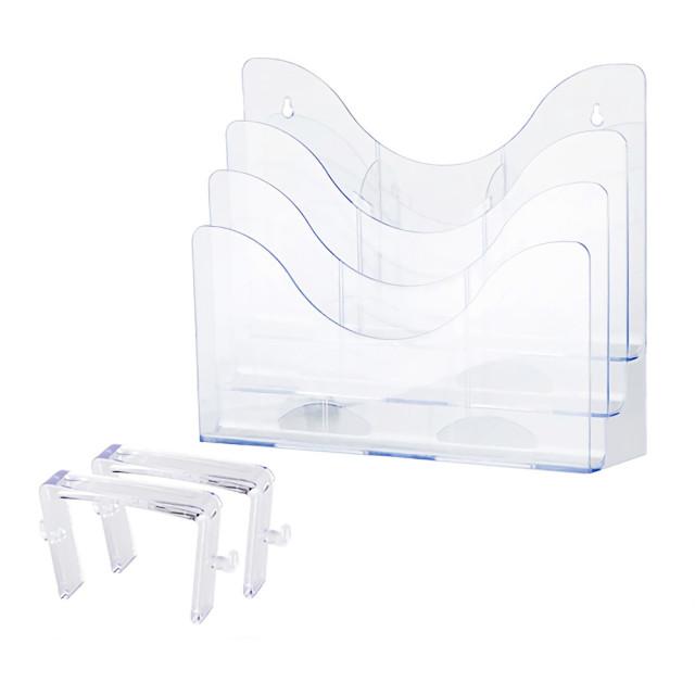 파티션 걸이 수납 정리 보관 함 서류 종이 60mm