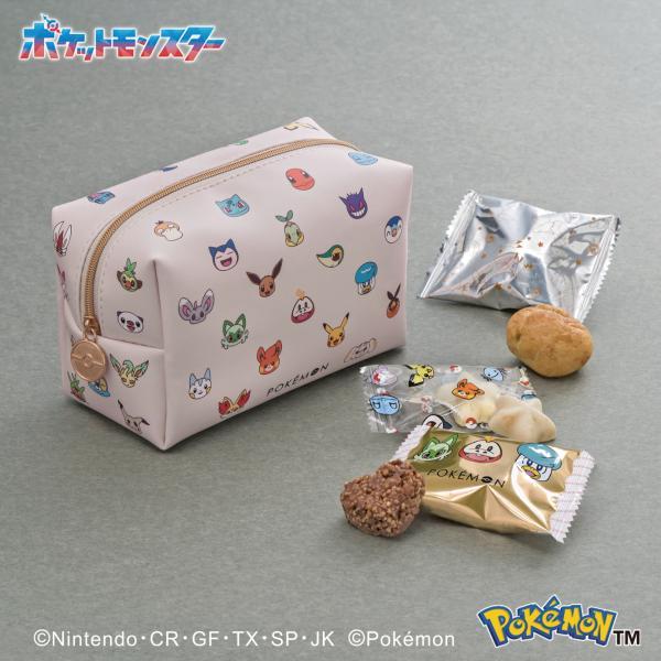 【1/5〜予約販売開始】バレンタイン チョコ 2024 松風屋 贈り物 ギフト プレゼント ピカチュウ スイーツ＆ボックスポーチ（ポケモン）<472467>PV-7