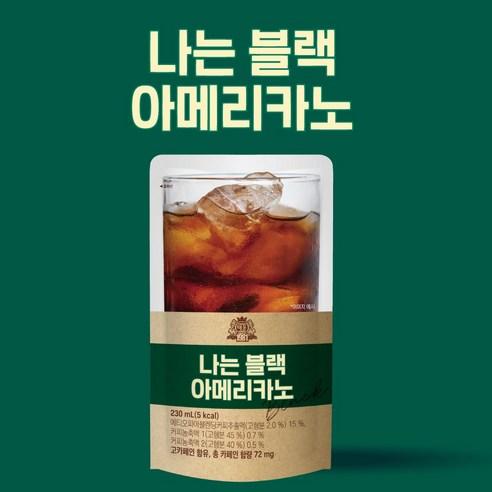 [태웅식품본사] 나는 블랙아메리카노, 1개입, 230ml, 50개