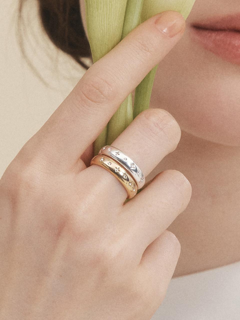 [29CM 단독] airi star cubic ring_2 colors