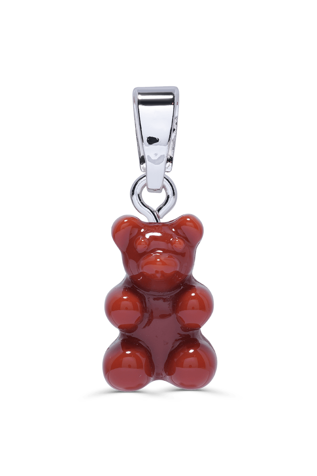 Nostalgia Bear - Classic connector - Silver plated - Toffee
