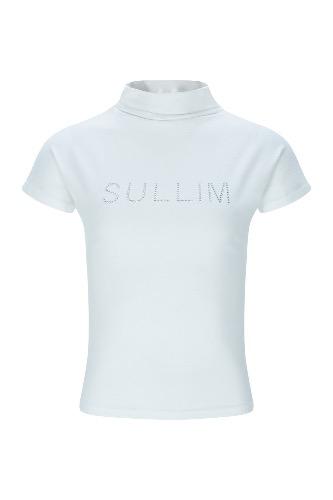 SULLIM CRYSTAL CURVE TEE (WHITE)