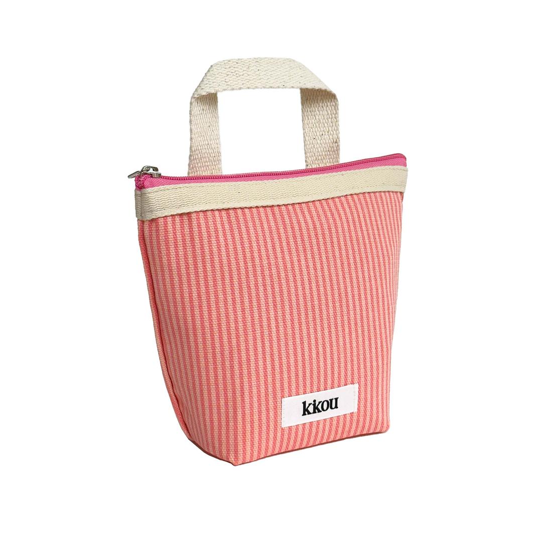 COMPACT HANDLE POUCH (ST. PINK)